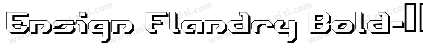 Ensign Flandry Bold字体转换
